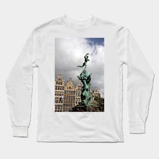 Brabo Fountain - Antwerp, Belgium Long Sleeve T-Shirt